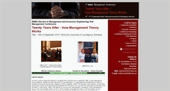 Desktop Screenshot of conference2010.rmee.org